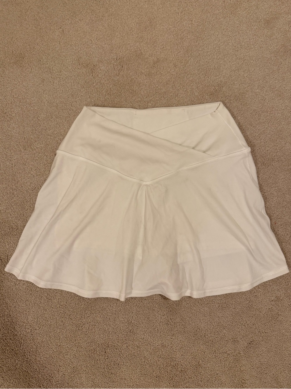 aerie White Cross-Front Skort